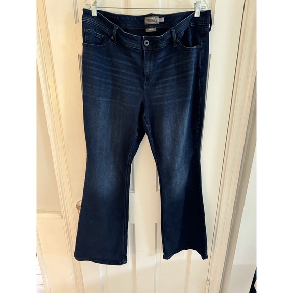 torrid Denim - Torrid Women's Size 18R Luxe Slim Boot Jeans Dark Wash Blue Super‎ Stretch Denim